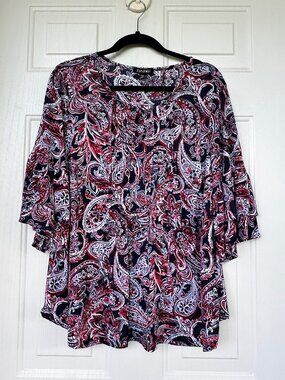 Roz & Ali Womens Top 2X